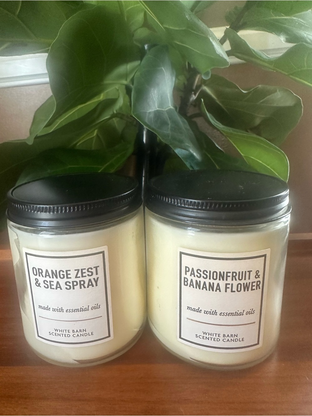 White Barn Orange Zest & Sea Spray , passion Fruit &  Banana Flower Scented
